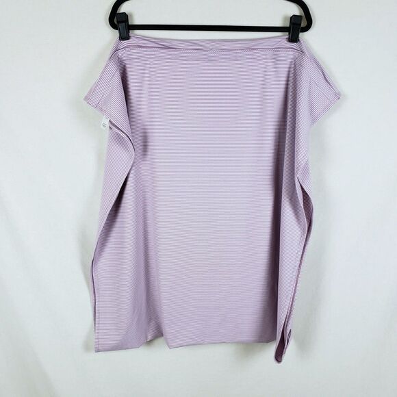 Lululemon Vinyasa Scarf Snap Button Convertible Wrap Mauve Pink Striped - Picture 7 of 12